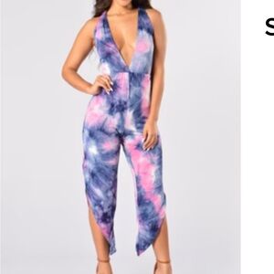 Tye dye jumpsuit